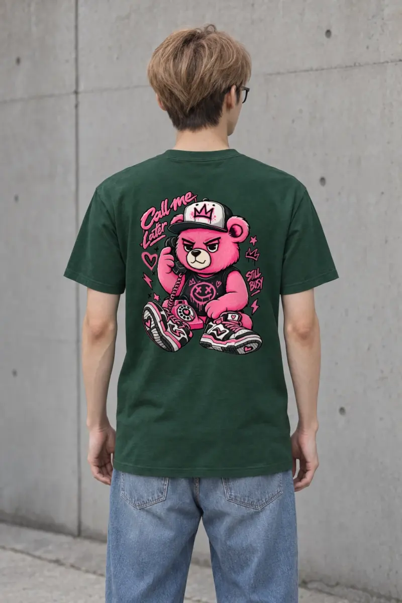 "Call Me Later" Heavyweight Unisex Crewneck T-shirt
