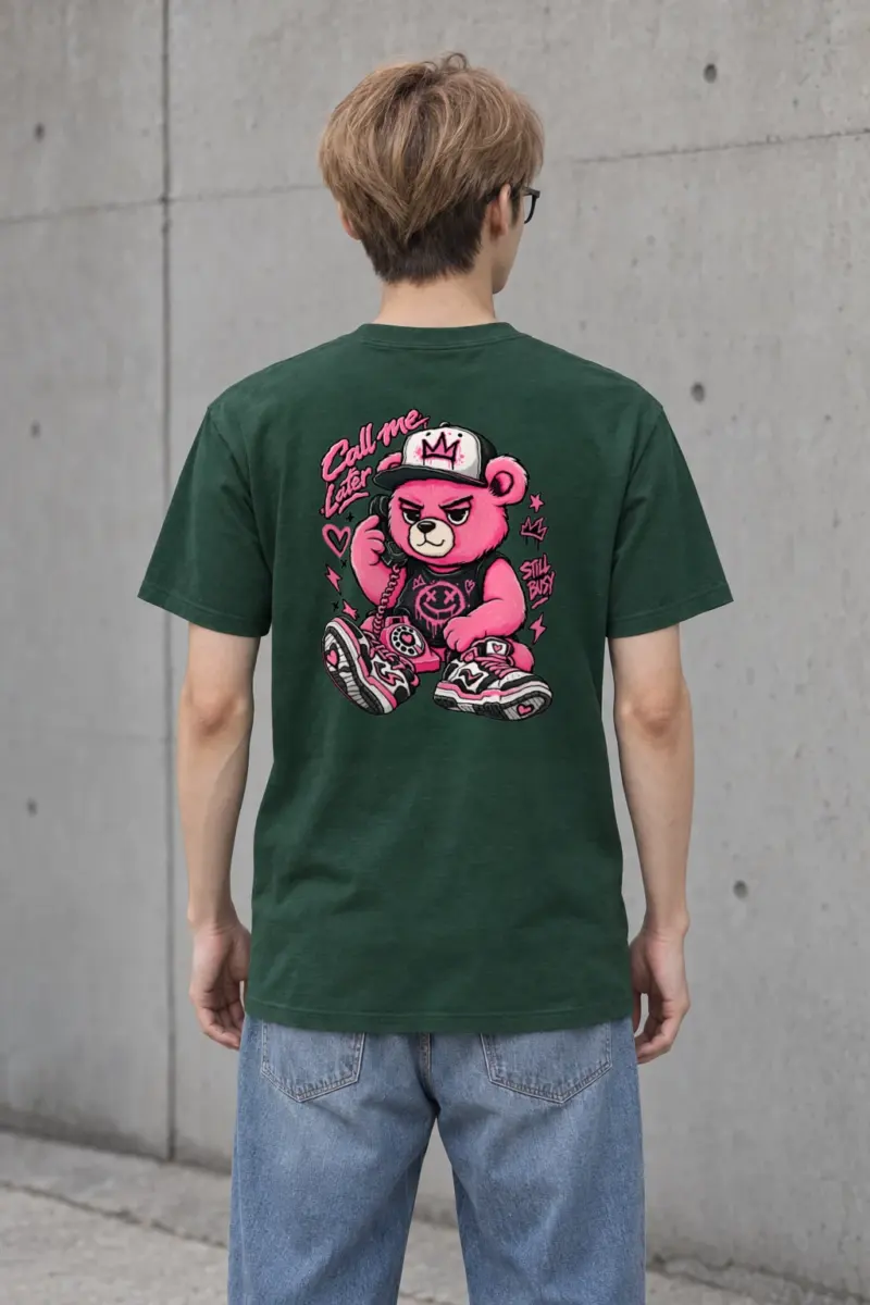 "Call Me Later" Heavyweight Unisex Crewneck T-shirt