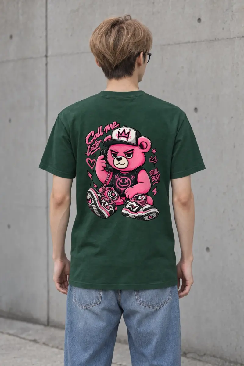 "Call Me Later" Heavyweight Unisex Crewneck T-shirt
