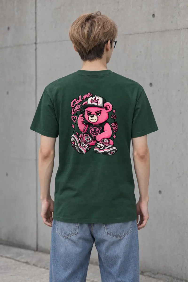 "Call Me Later" Heavyweight Unisex Crewneck T-shirt
