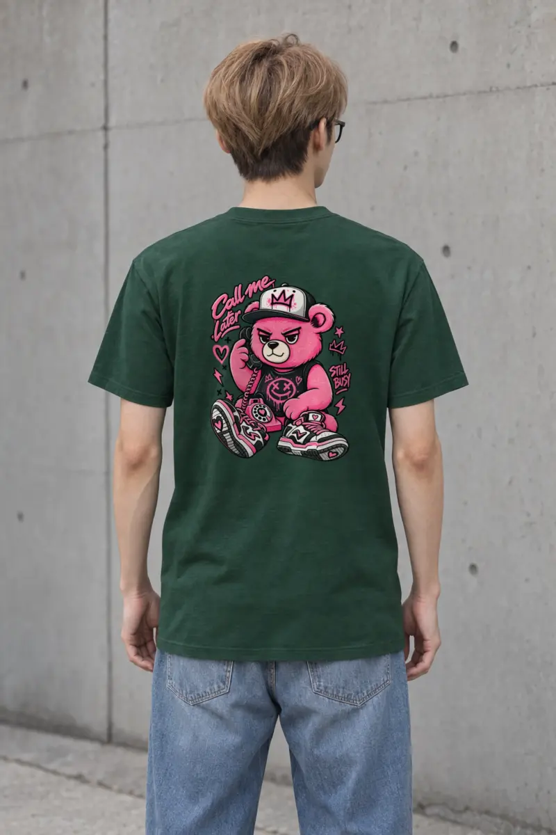 "Call Me Later" Heavyweight Unisex Crewneck T-shirt