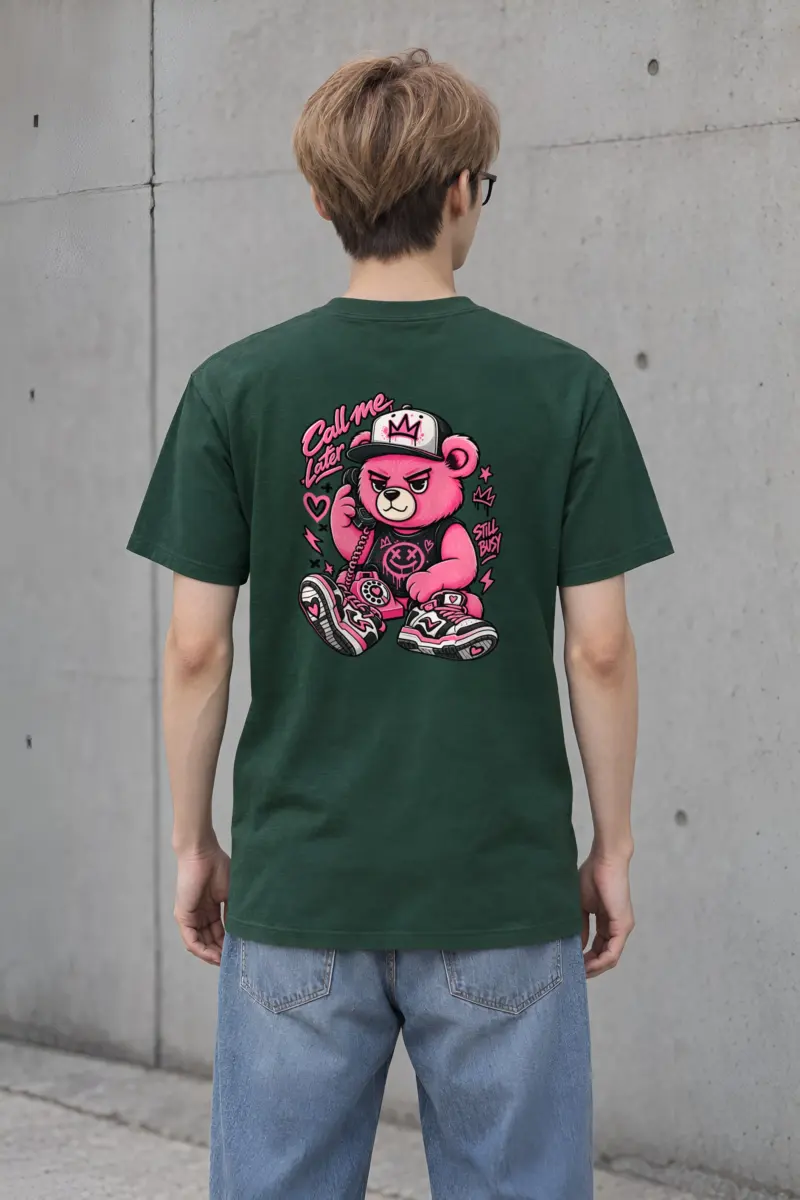 "Call Me Later" Heavyweight Unisex Crewneck T-shirt
