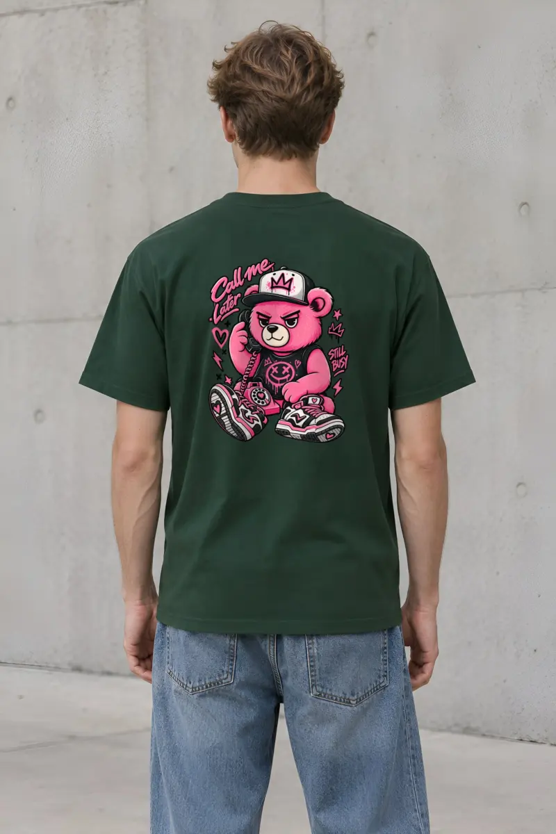 "Call Me Later" Heavyweight Unisex Crewneck T-shirt