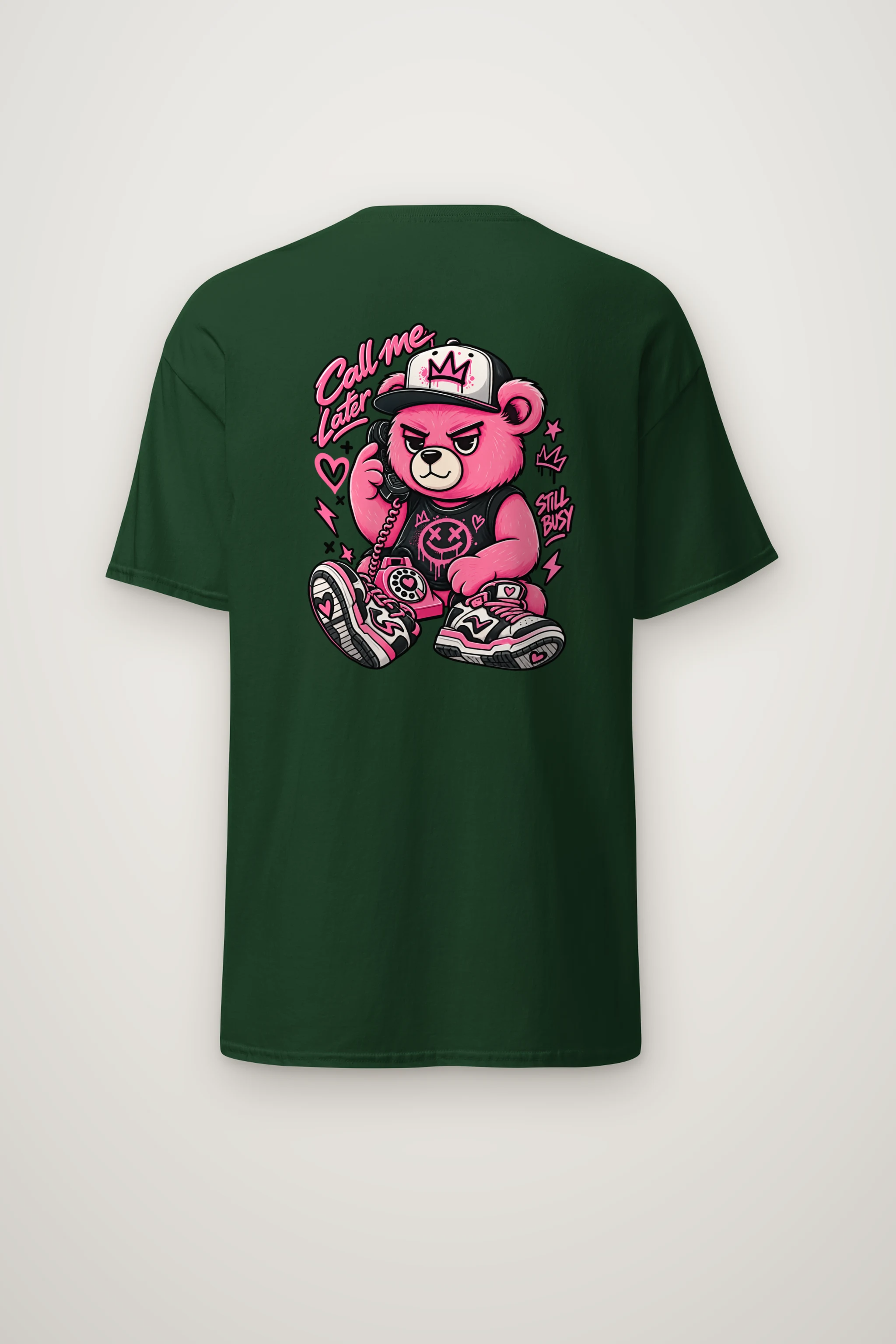 "Call Me Later" Heavyweight Unisex Crewneck T-shirt