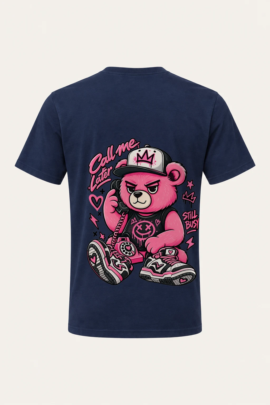 "Call Me Later" Heavyweight Unisex Crewneck T-shirt | Gildan 5000