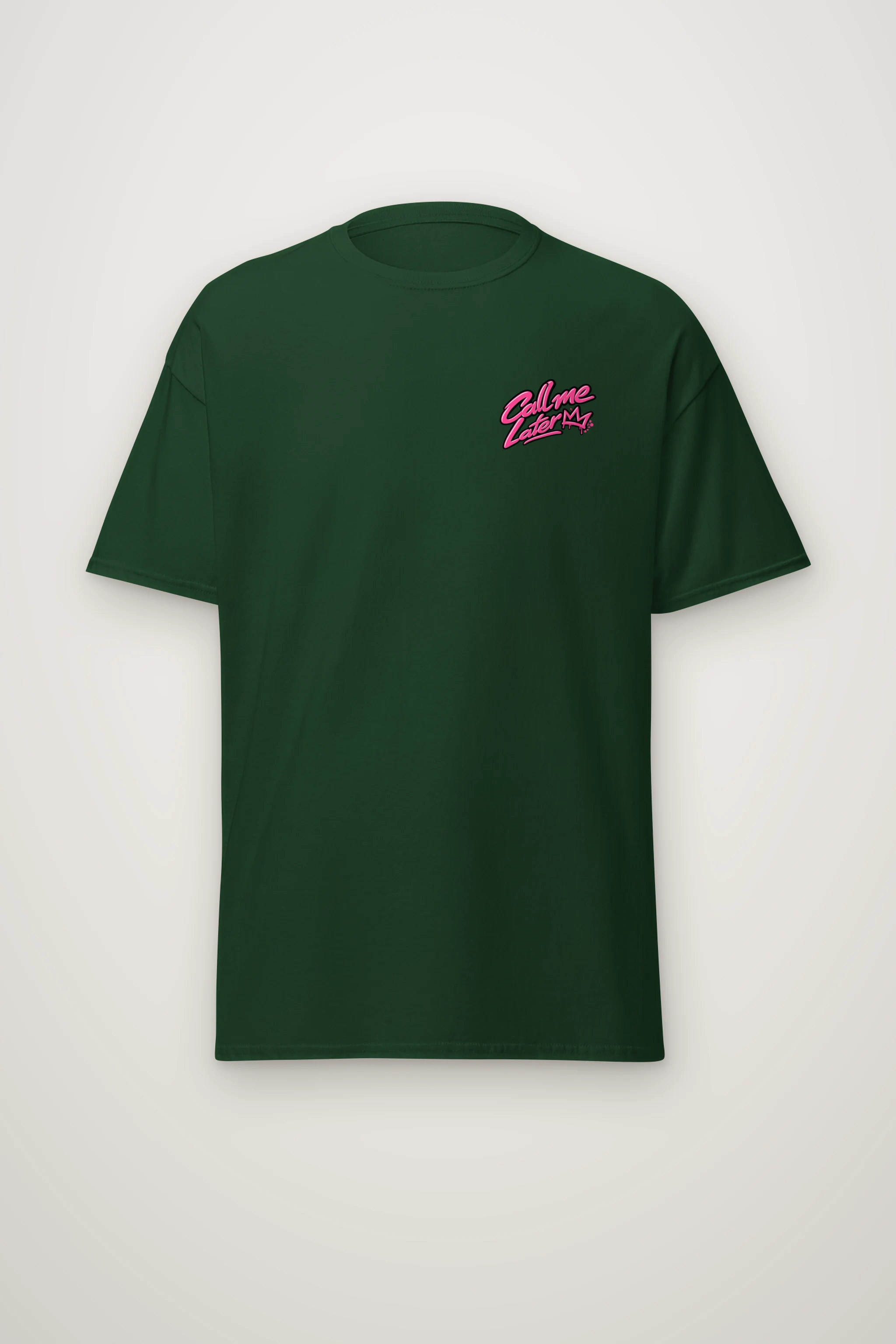 "Call Me Later" Heavyweight Unisex Crewneck T-shirt