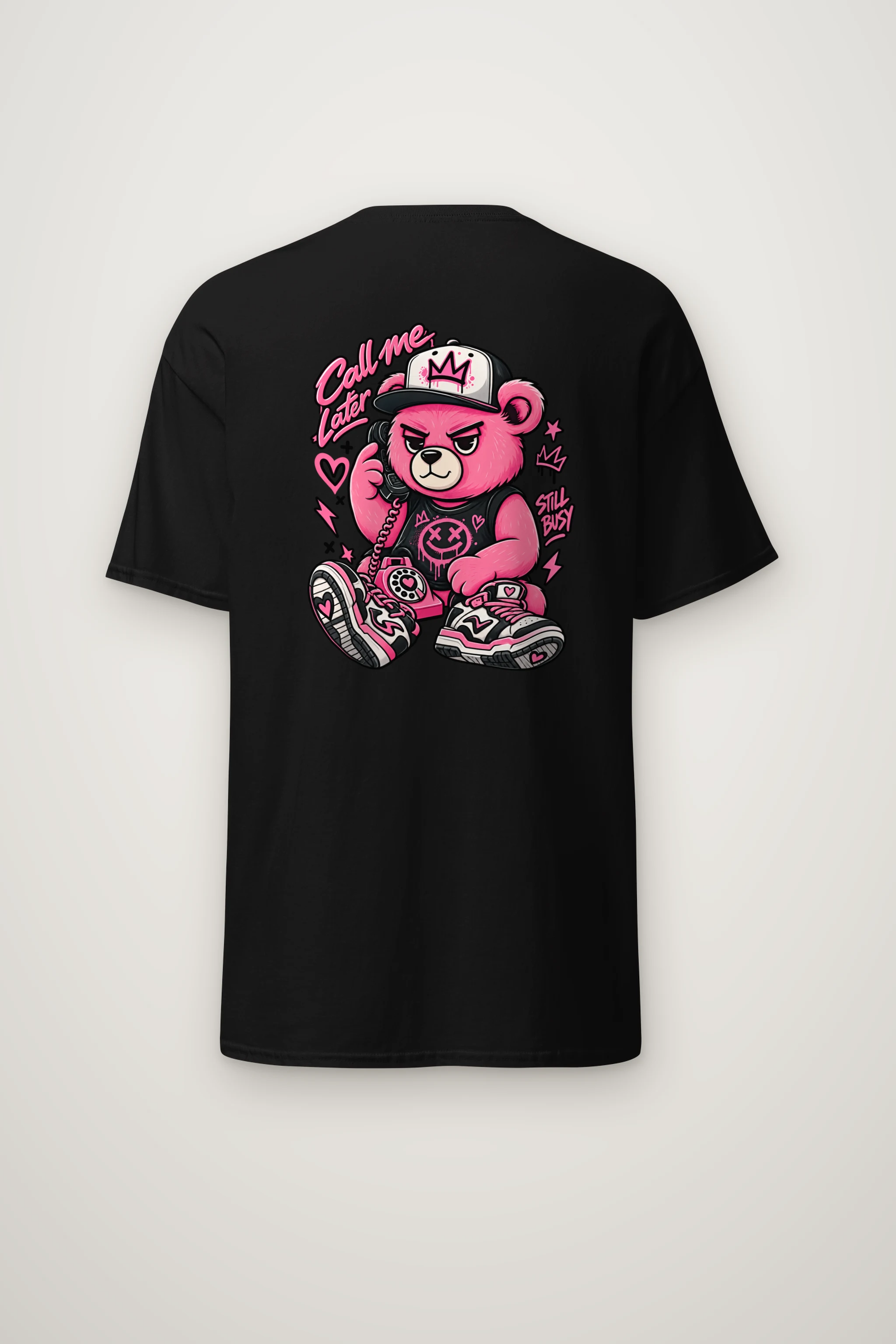 "Call Me Later" Heavyweight Unisex Crewneck T-shirt
