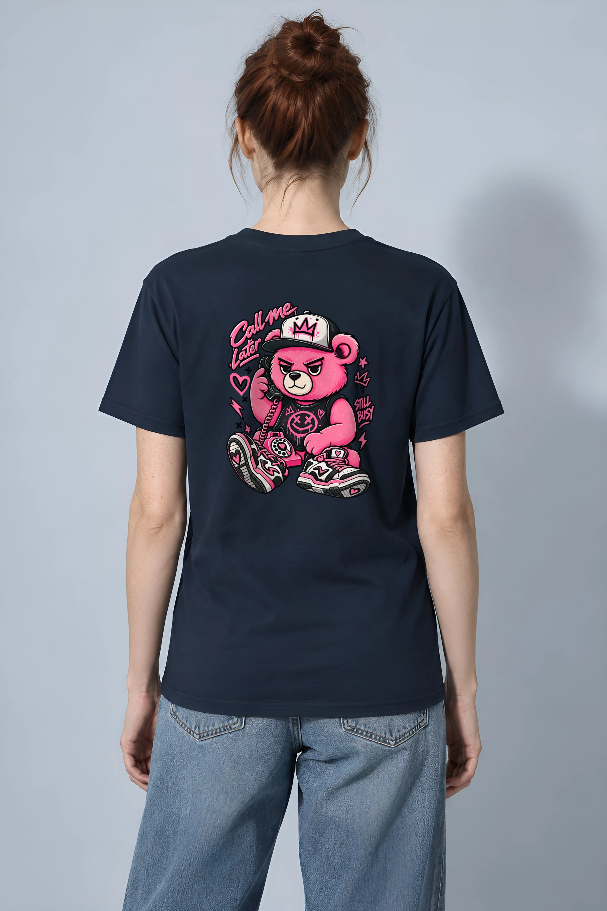 "Call Me Later" Heavyweight Unisex Crewneck T-shirt