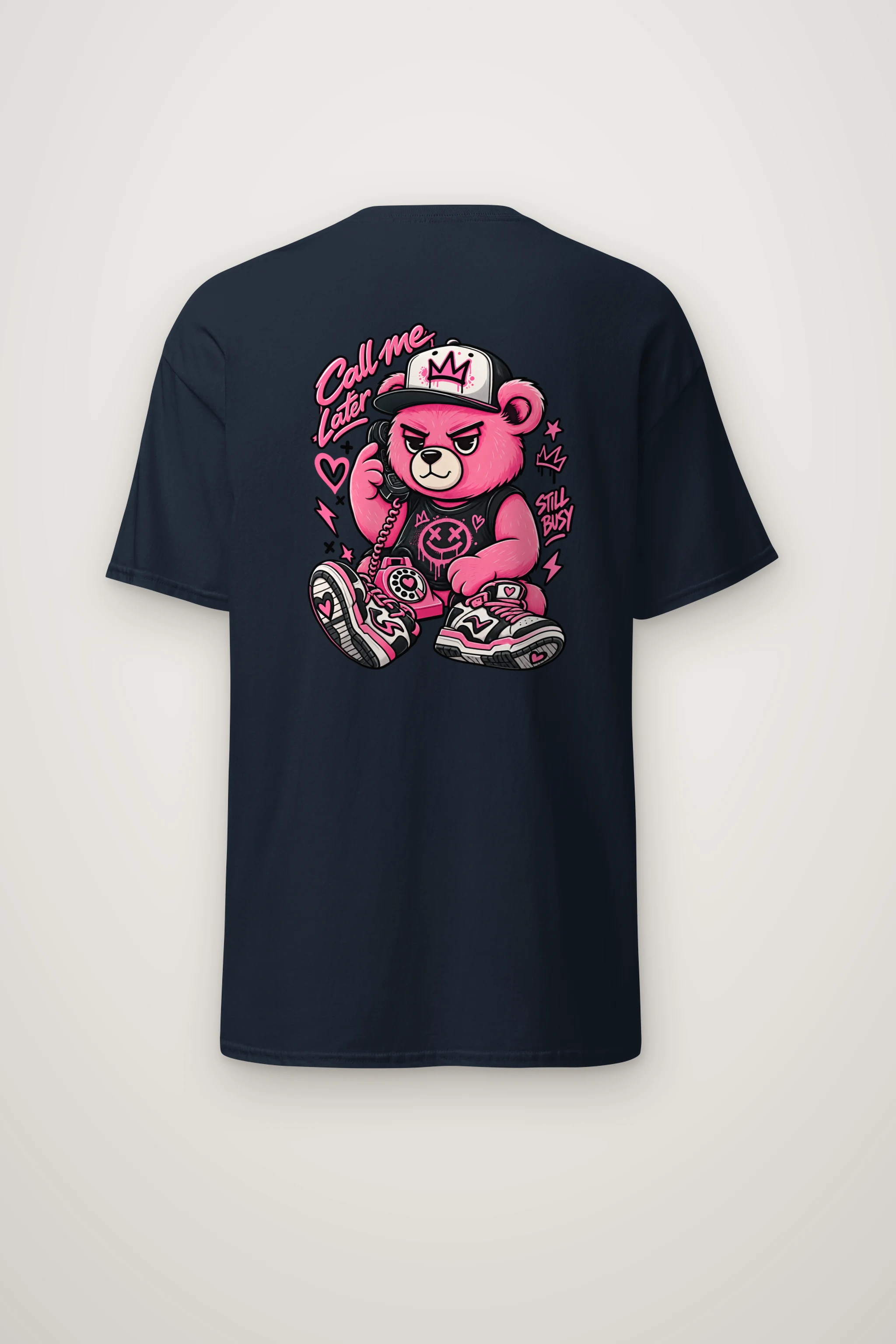 "Call Me Later" Heavyweight Unisex Crewneck T-shirt