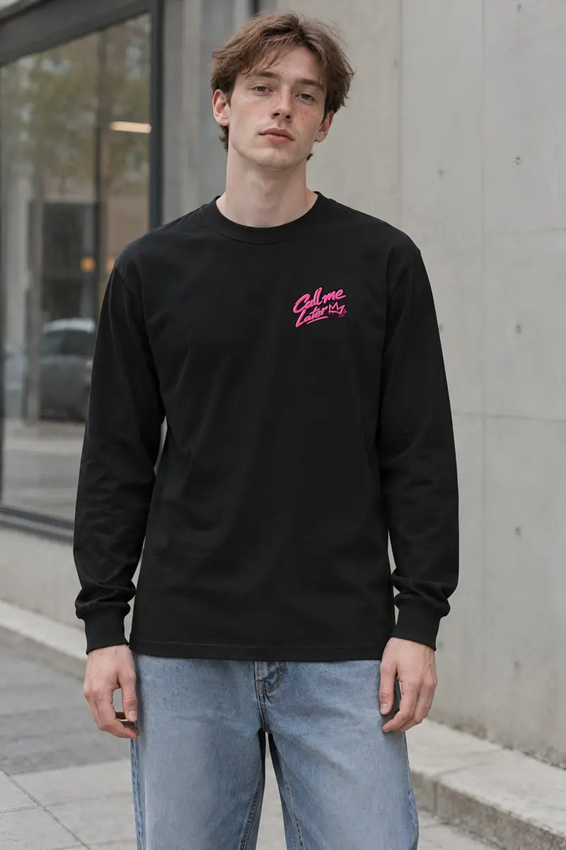 "Call Me Later" Unisex Longsleeve T-shirt