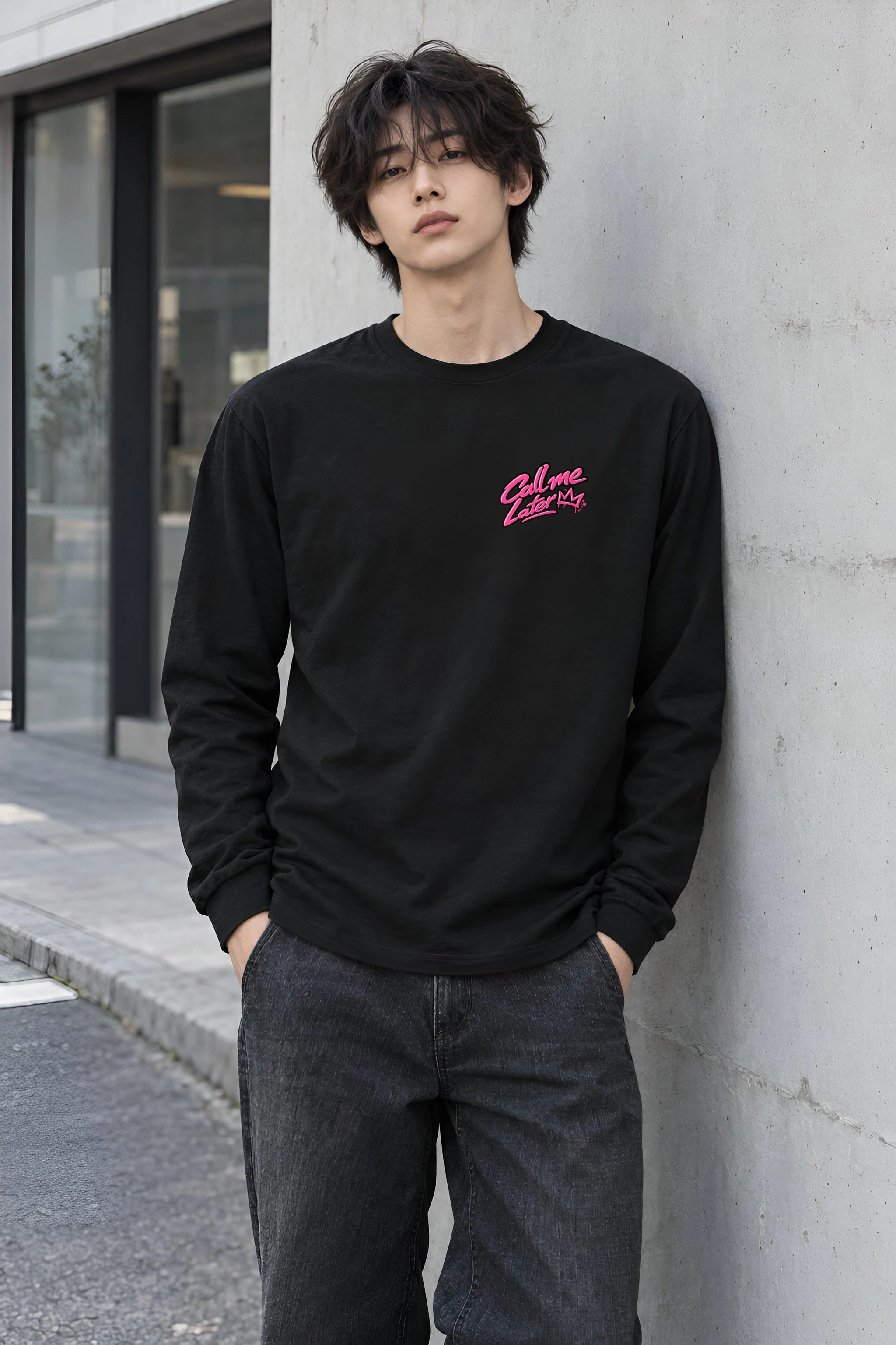 "Call Me Later" Unisex Longsleeve T-shirt