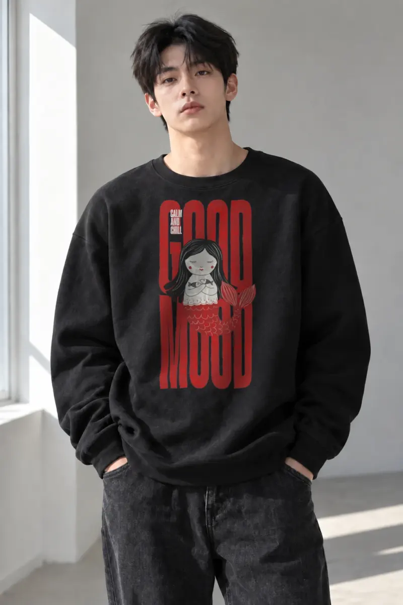 "Calm And Kind" Heavy Blend Unisex Crewneck Sweatshirt | Gildan 18000