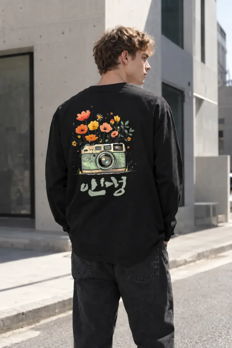 “Camera In Bloom” Unisex Longsleeve T-shirt | Gildan 2400