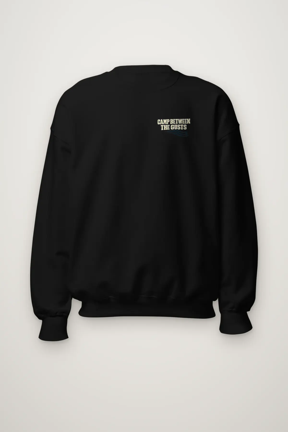 "Camp Between the Gusts" Heavy Blend Unisex Crewneck Sweatshirt