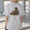 "Campfire Bear" Heavyweight Unisex Crewneck T-shirt | Gildan 5000