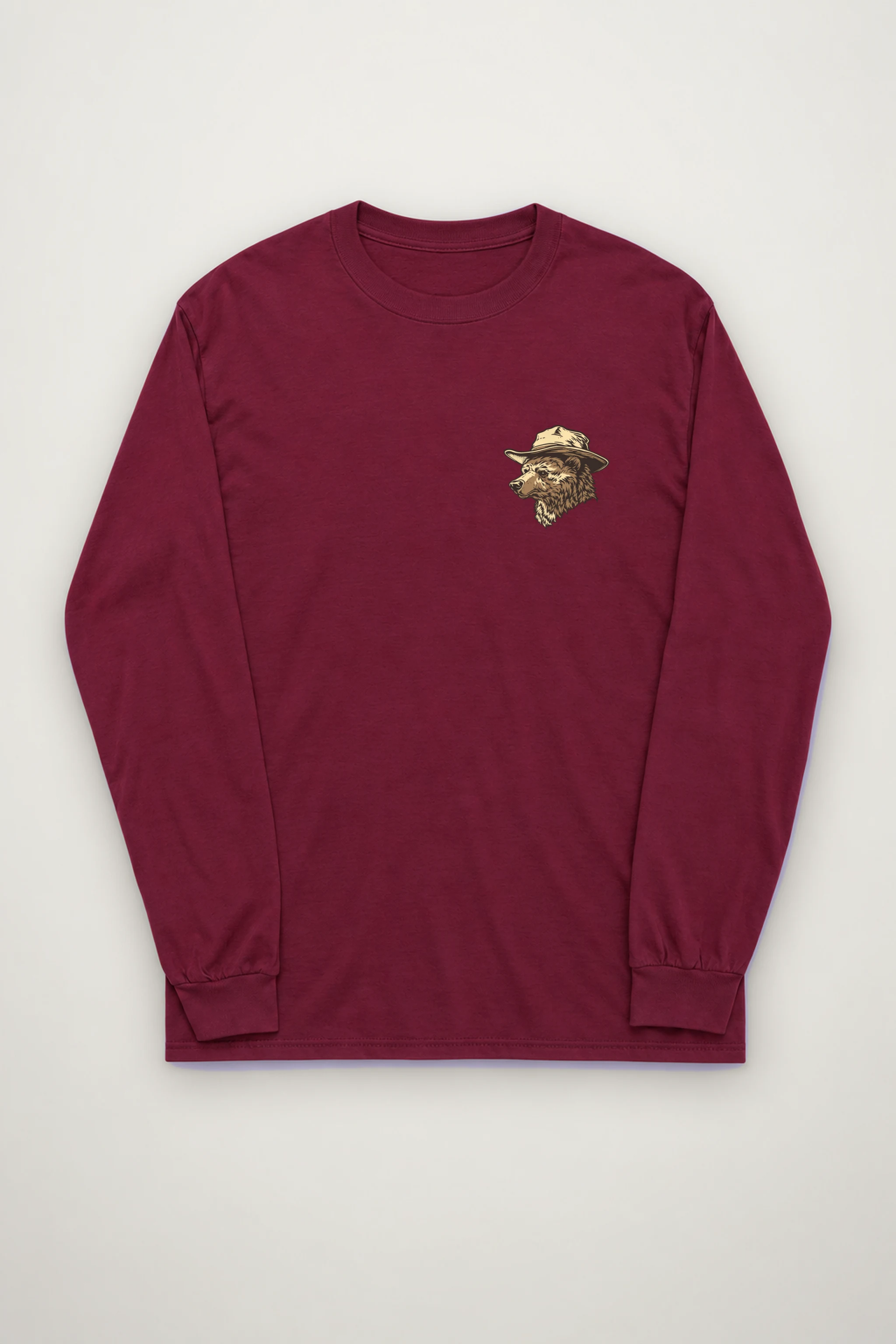 "Campfire Bear" Unisex Longsleeve T-shirt