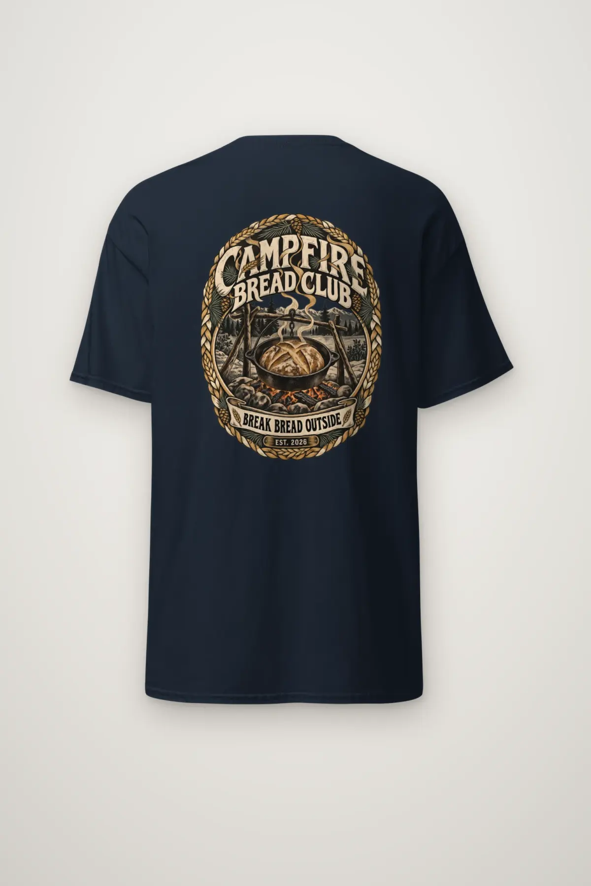 "Campfire Bread Club" Heavyweight Unisex Crewneck T-shirt