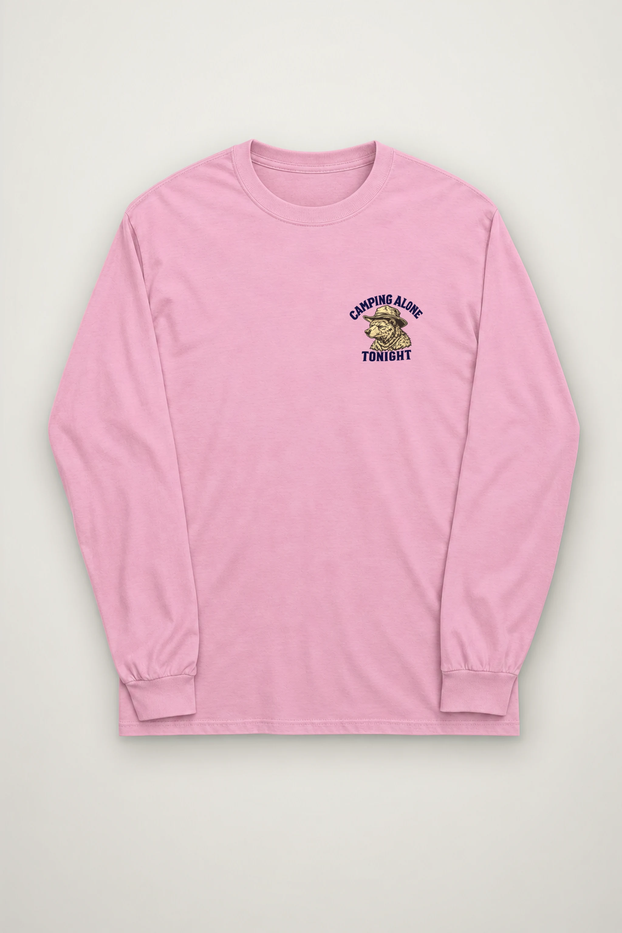 "Camping Alone Tonight" Unisex Longsleeve T-shirt