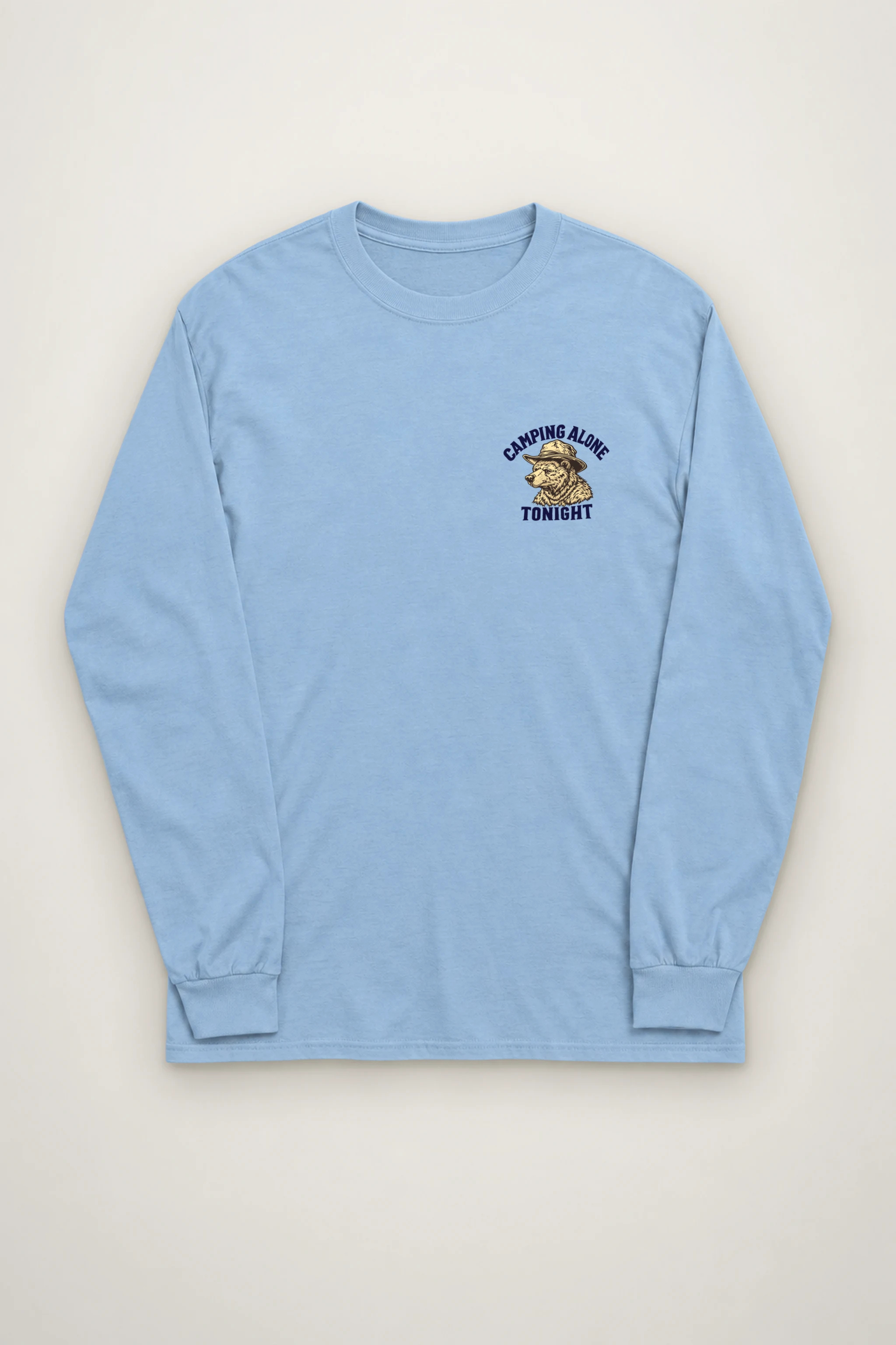 "Camping Alone Tonight" Unisex Longsleeve T-shirt