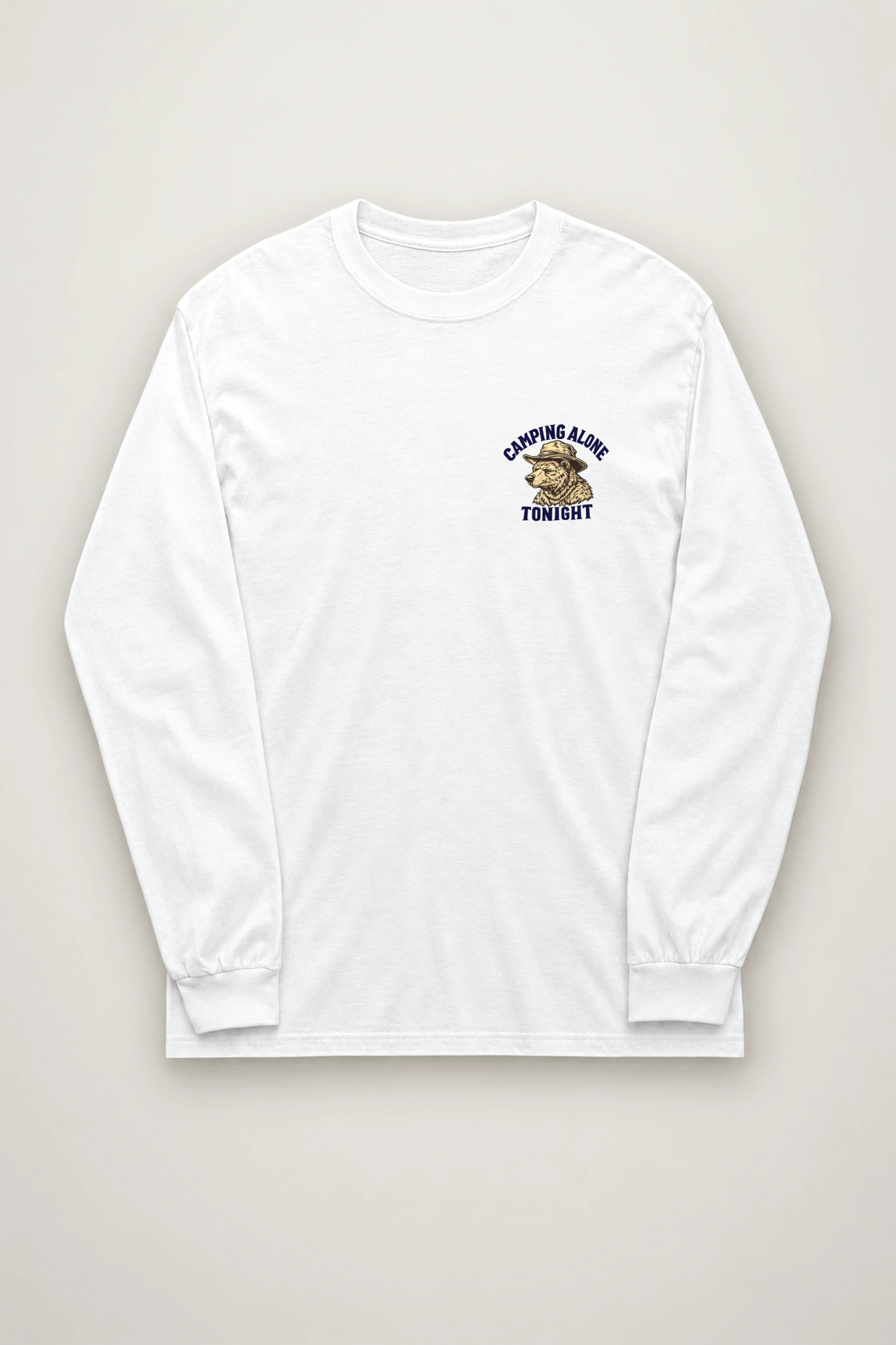 "Camping Alone Tonight" Unisex Longsleeve T-shirt