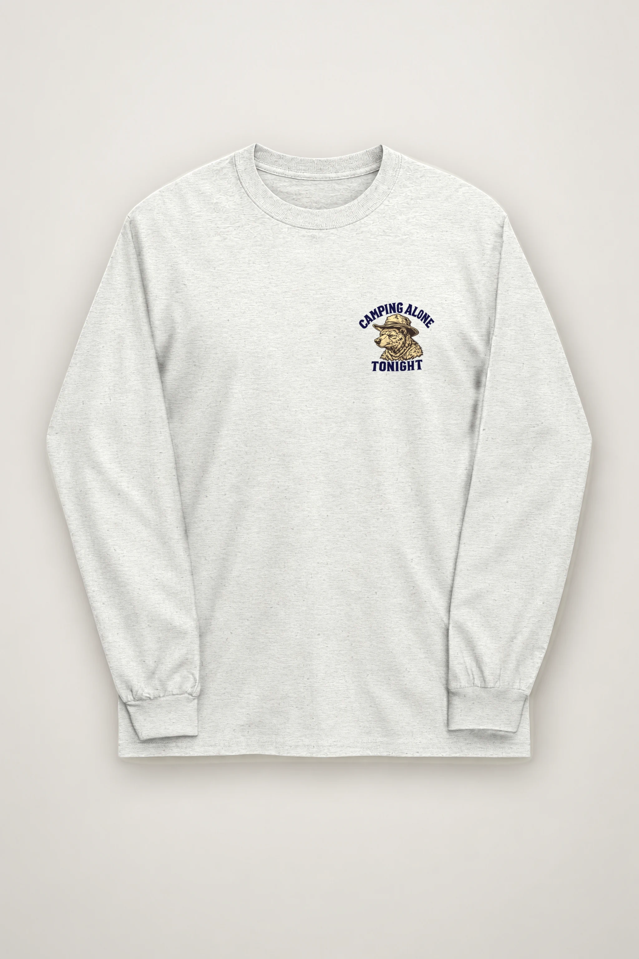 "Camping Alone Tonight" Unisex Longsleeve T-shirt