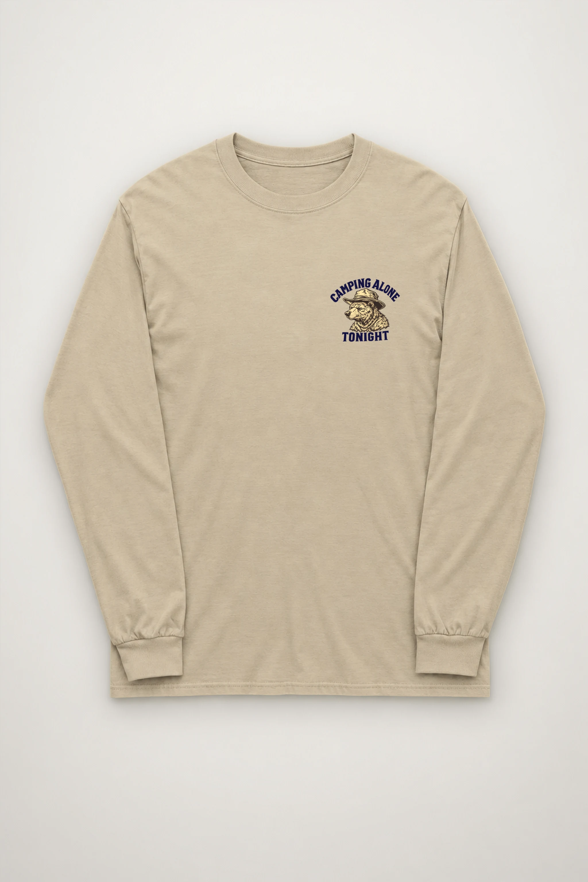 "Camping Alone Tonight" Unisex Longsleeve T-shirt