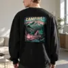 "Camping Is My Therapy" Heavy Blend Unisex Crewneck Sweatshirt | Gildan 18000