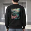"Camping Is My Therapy" Heavy Blend Unisex Crewneck Sweatshirt