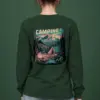 "Camping Is My Therapy" Unisex Longsleeve T-shirt