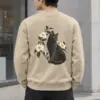 "Candlelit Garden Cat" Heavy Blend Unisex Crewneck Sweatshirt