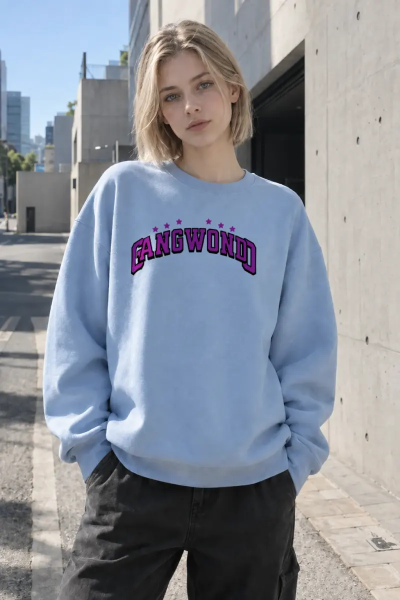 “Cangwondo Varsity Stars” Heavy Blend Unisex Crewneck Sweatshirt | Gildan 18000