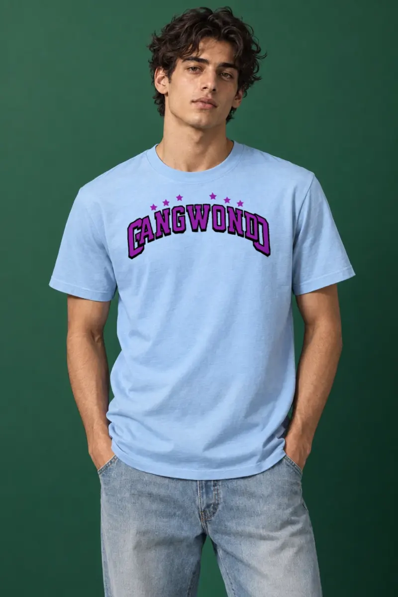 "Cangwondo Varsity Stars" Heavyweight Unisex Crewneck T-shirt | Gildan 5000