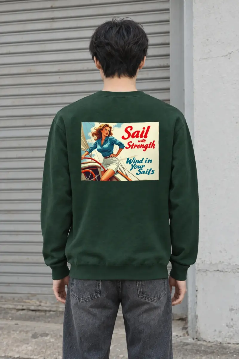 "Captain Your Course" Heavy Blend Unisex Crewneck Sweatshirt