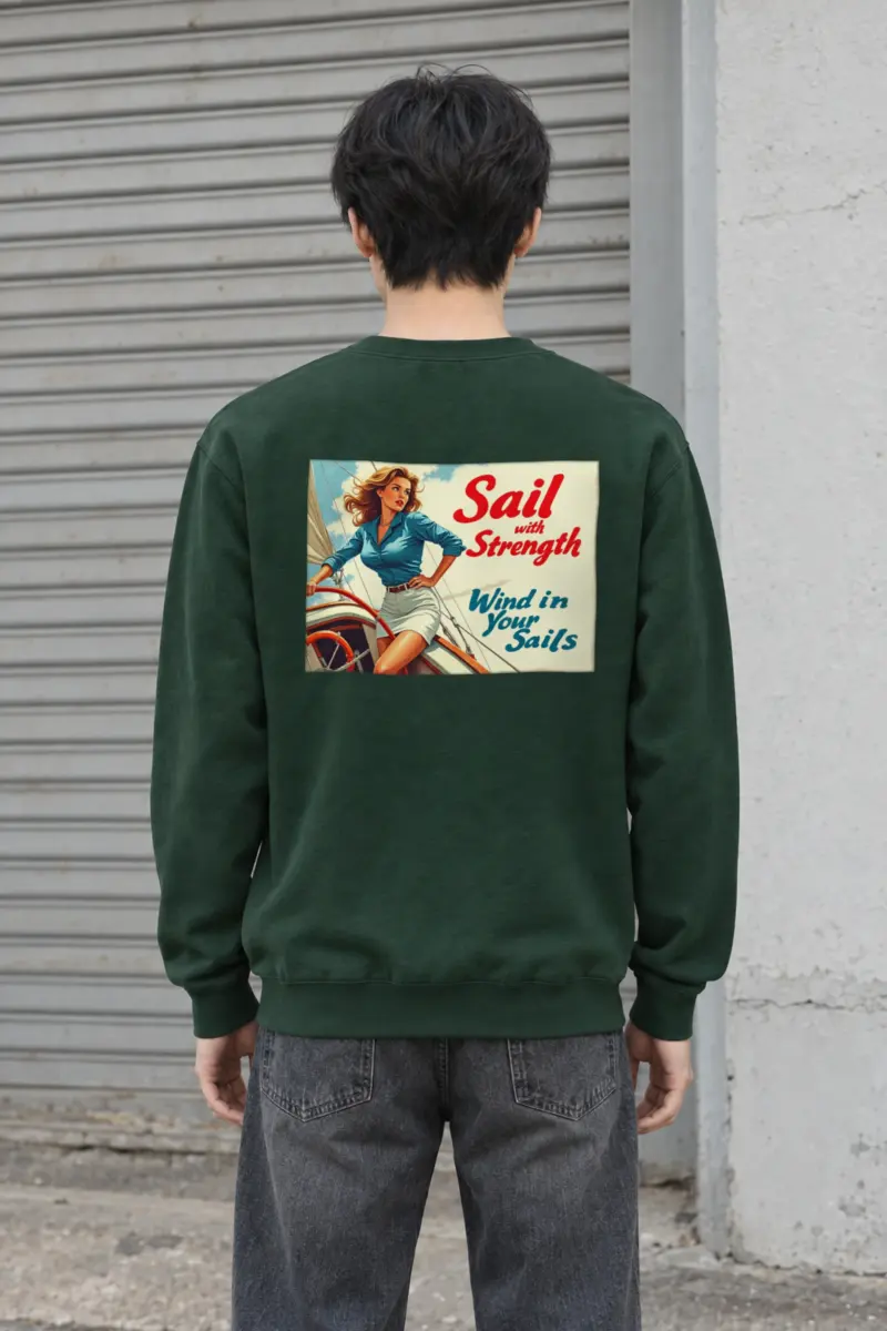 "Captain Your Course" Heavy Blend Unisex Crewneck Sweatshirt
