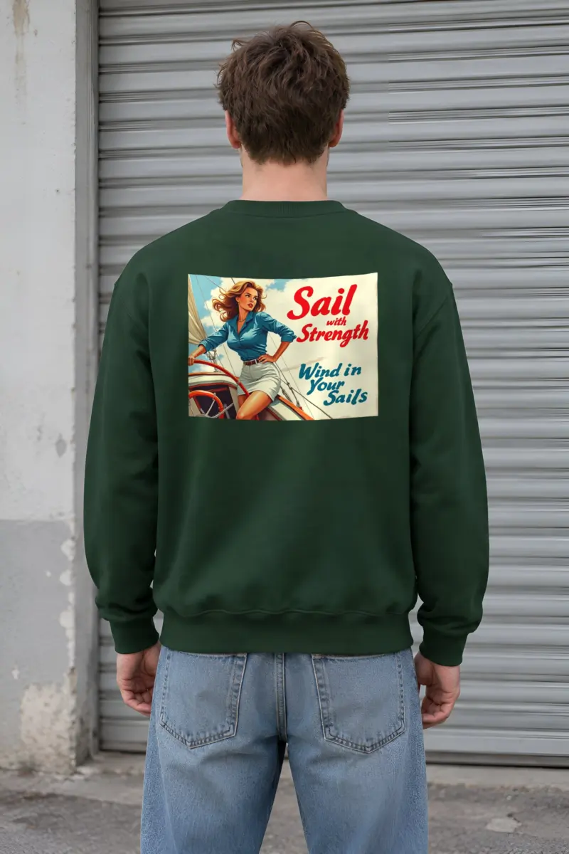 "Captain Your Course" Heavy Blend Unisex Crewneck Sweatshirt