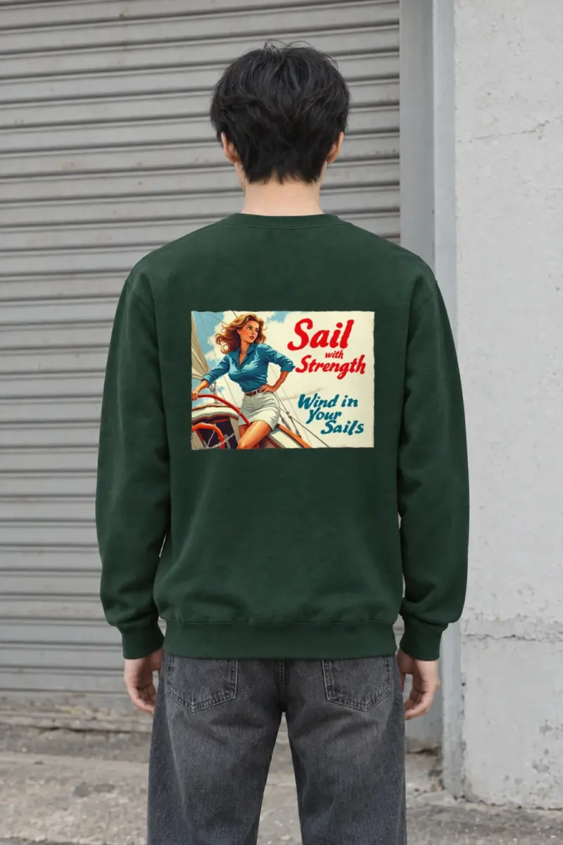 "Captain Your Course" Heavy Blend Unisex Crewneck Sweatshirt | Gildan 18000