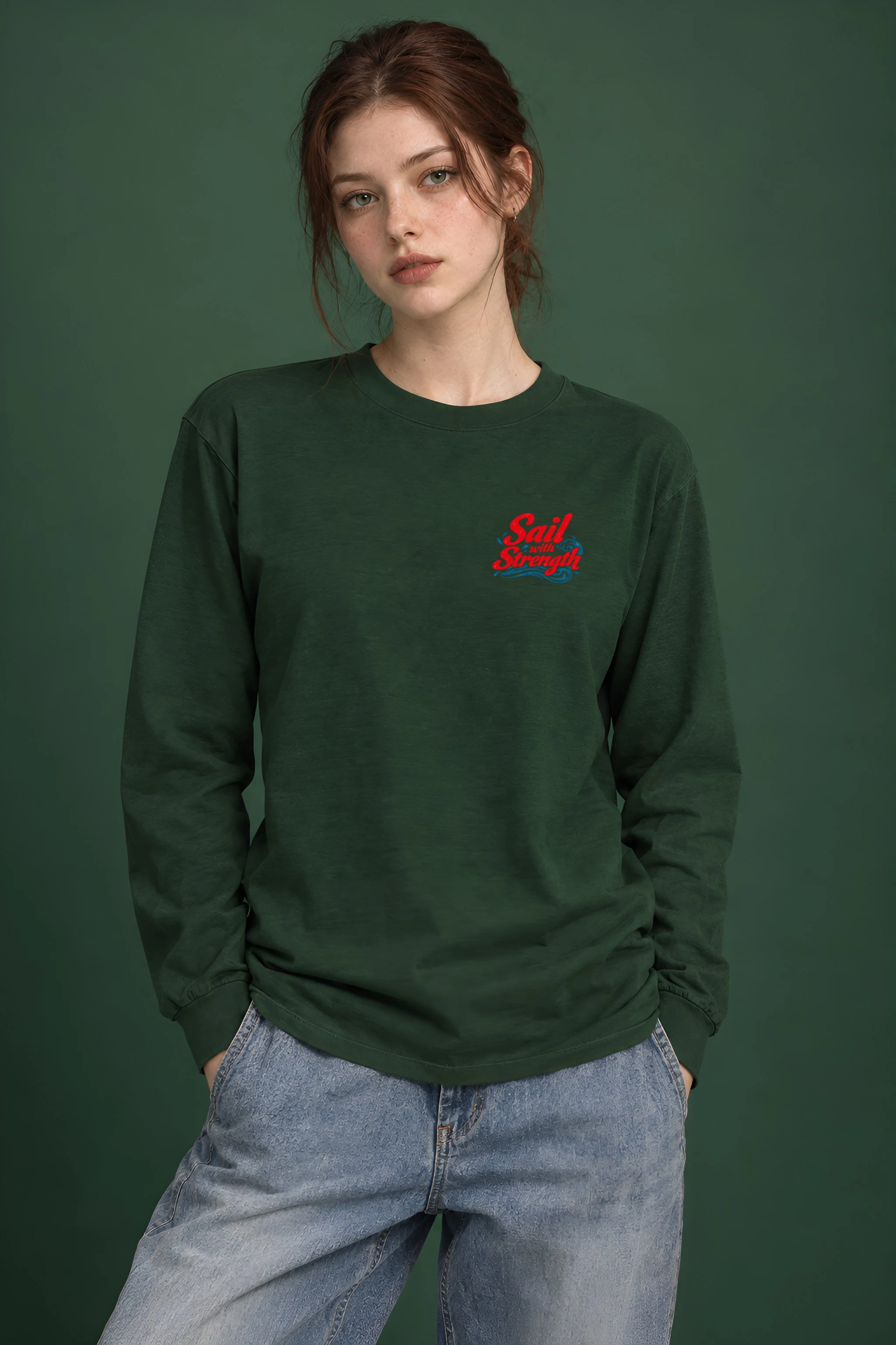 "Captain Your Course" Unisex Longsleeve T-shirt