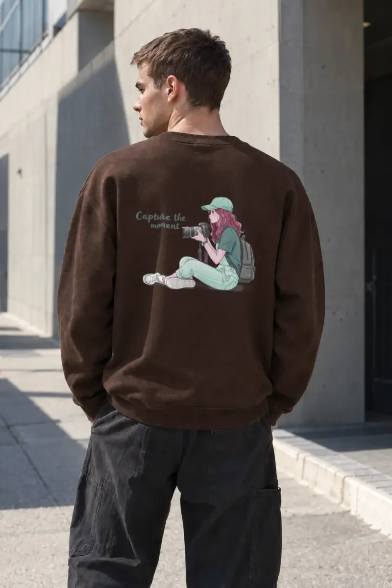 “Capture The Moment” Heavy Blend Unisex Crewneck Sweatshirt | Gildan 18000