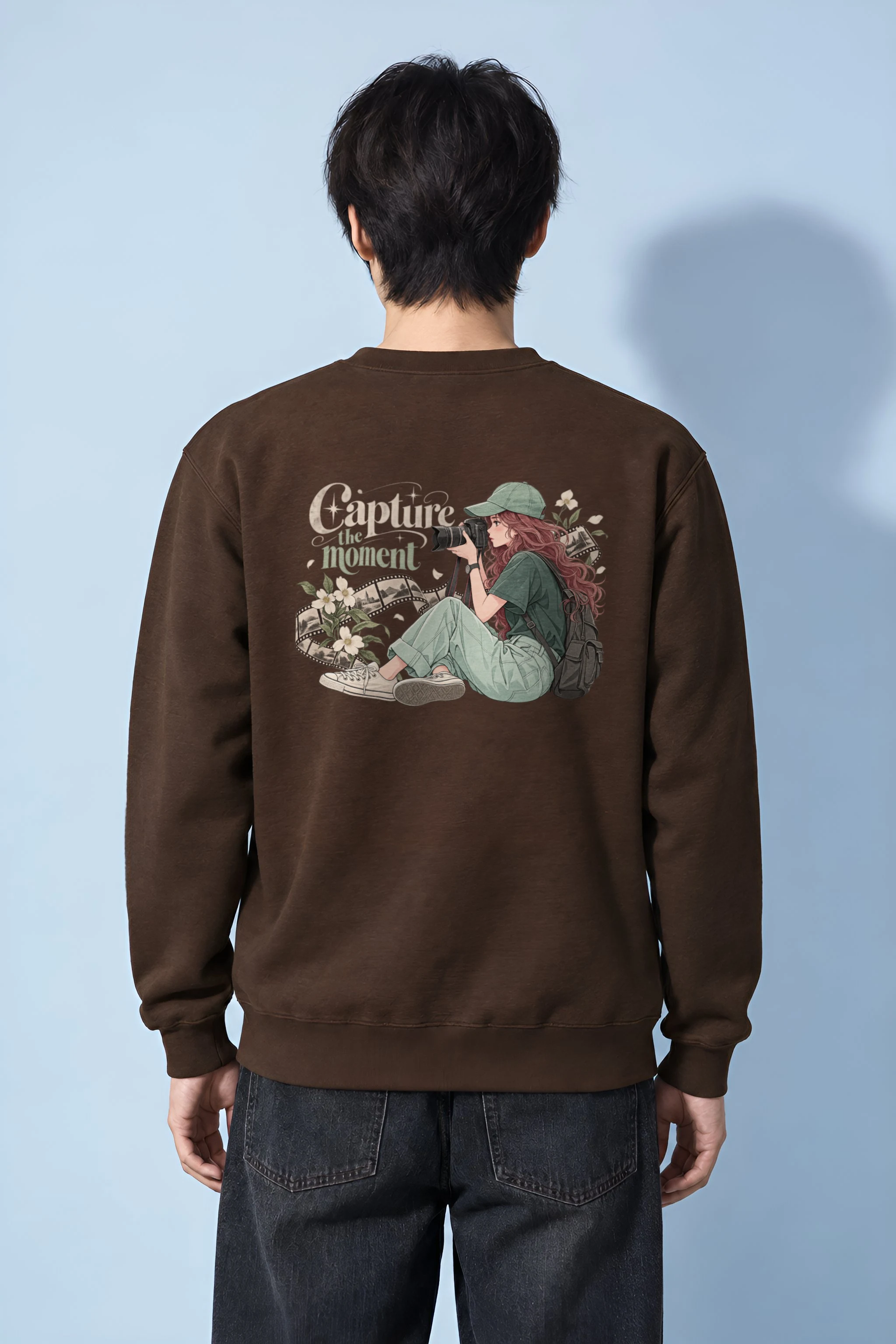 "Capture The Moment" Heavy Blend Unisex Crewneck Sweatshirt