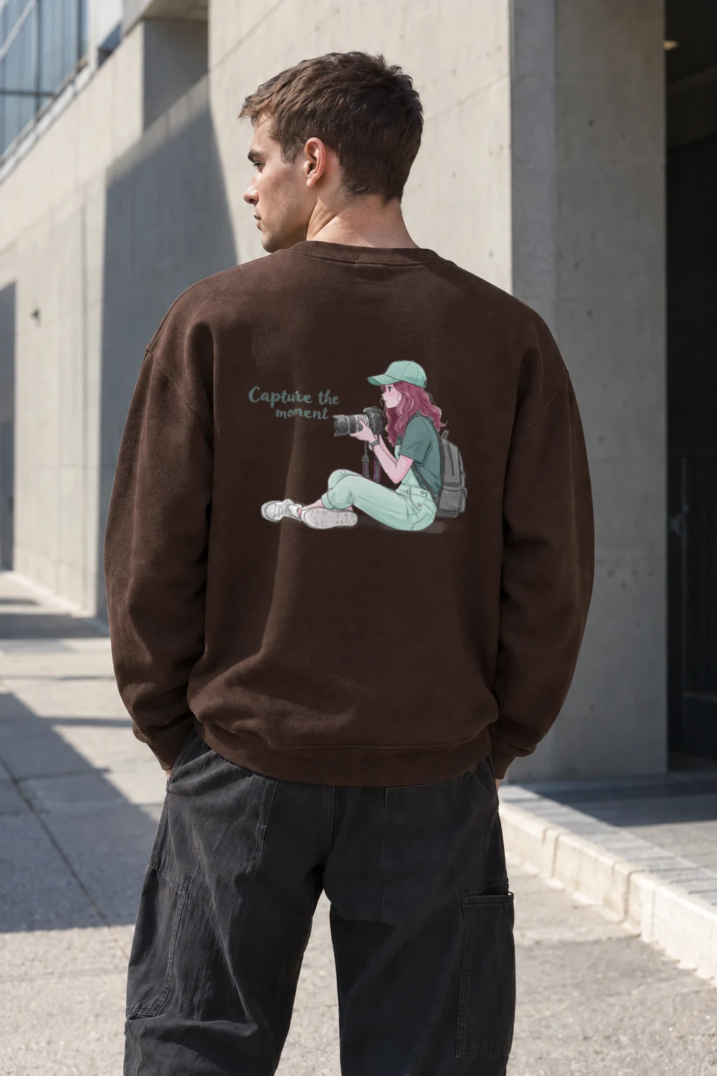 "Capture The Moment" Heavy Blend Unisex Crewneck Sweatshirt | Gildan 18000