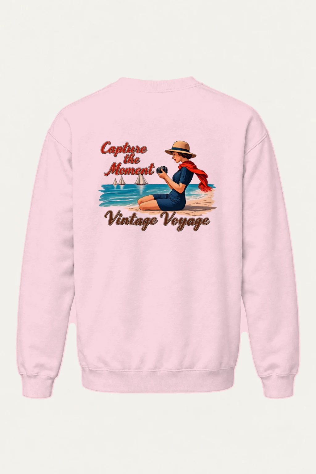"Capture The Moment" Heavy Blend Unisex Crewneck Sweatshirt | Gildan 18000