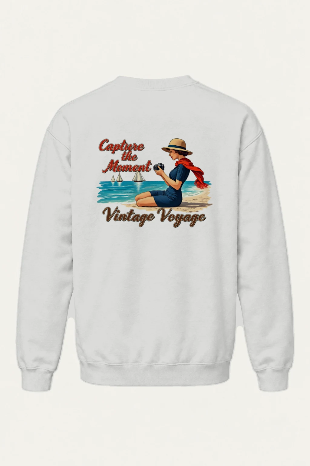 "Capture The Moment" Heavy Blend Unisex Crewneck Sweatshirt | Gildan 18000