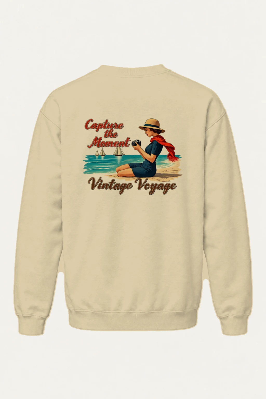 "Capture The Moment" Heavy Blend Unisex Crewneck Sweatshirt | Gildan 18000