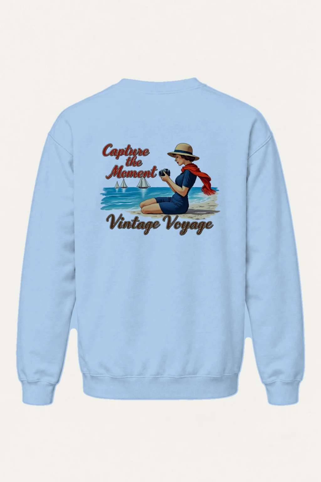 "Capture The Moment" Heavy Blend Unisex Crewneck Sweatshirt | Gildan 18000