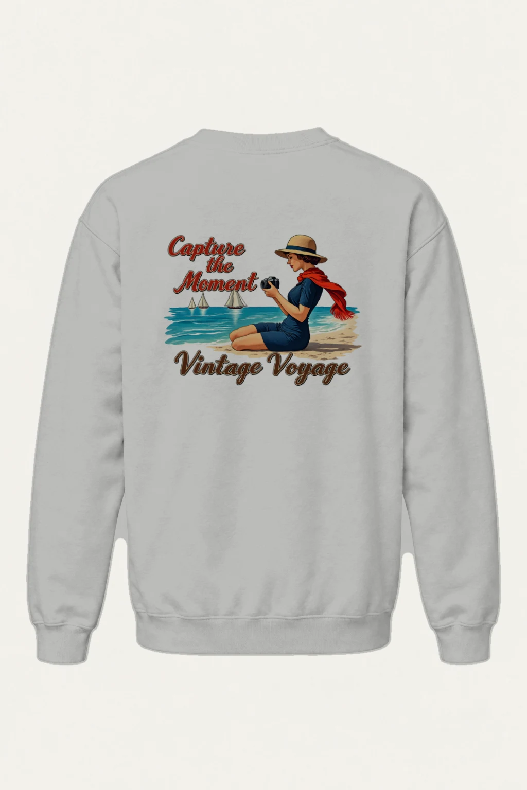 "Capture The Moment" Heavy Blend Unisex Crewneck Sweatshirt | Gildan 18000
