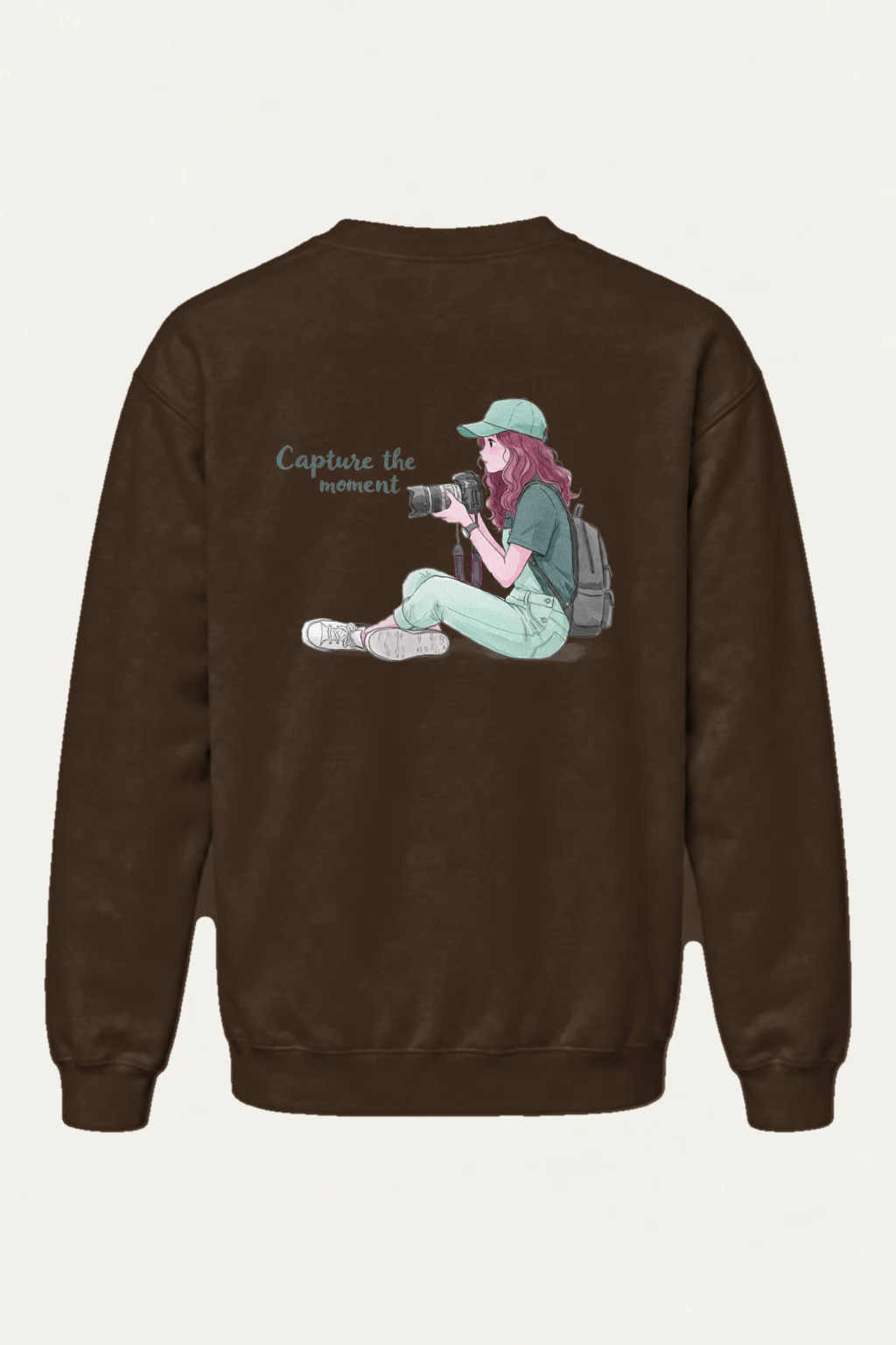 "Capture The Moment" Heavy Blend Unisex Crewneck Sweatshirt | Gildan 18000