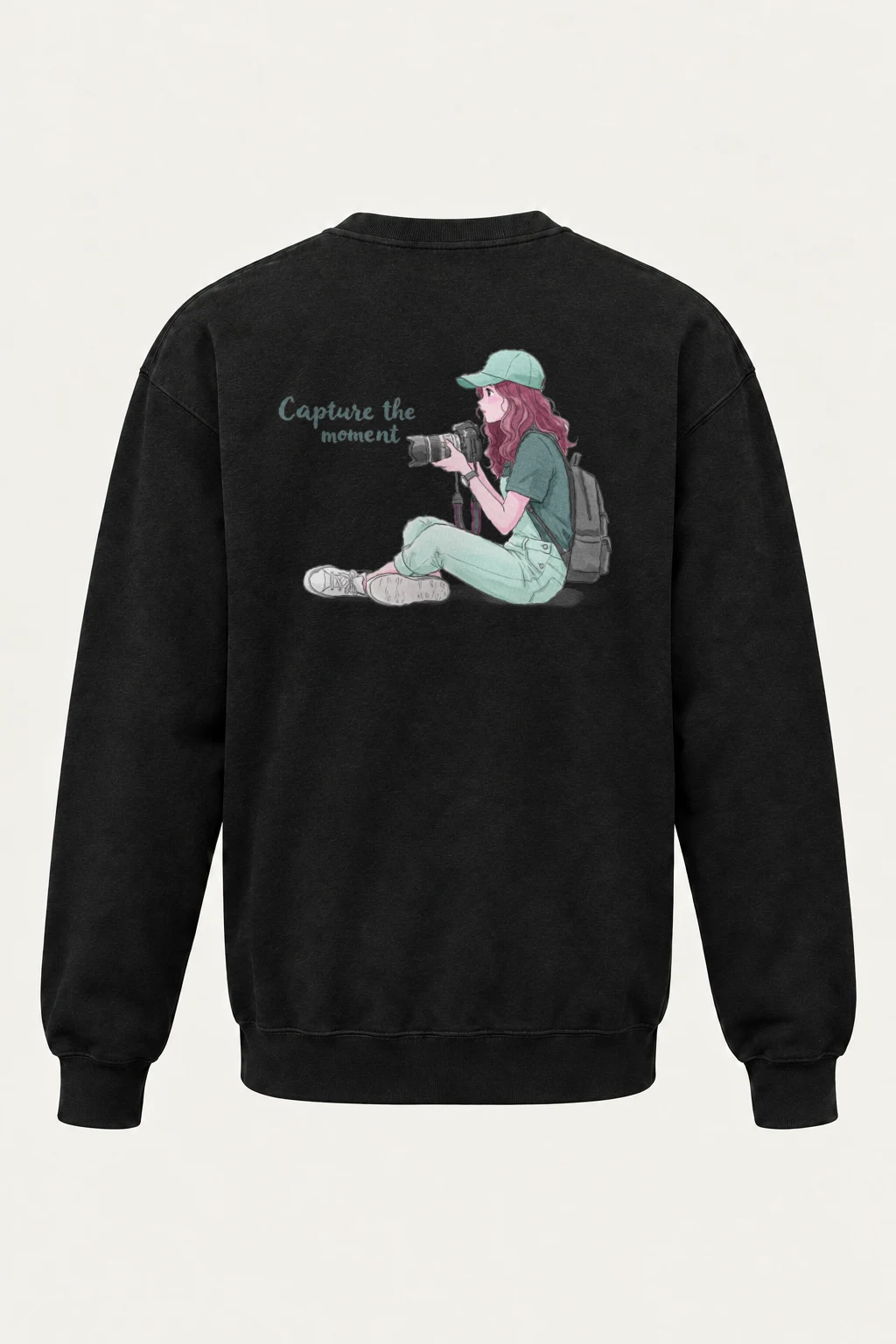 "Capture The Moment" Heavy Blend Unisex Crewneck Sweatshirt | Gildan 18000