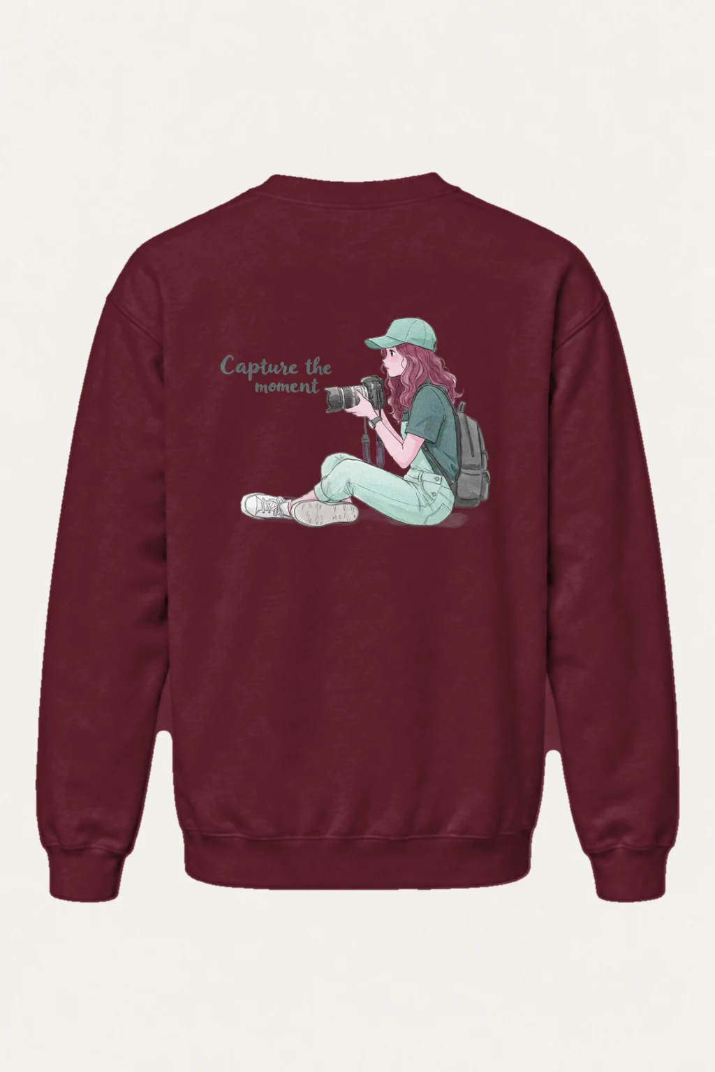"Capture The Moment" Heavy Blend Unisex Crewneck Sweatshirt | Gildan 18000