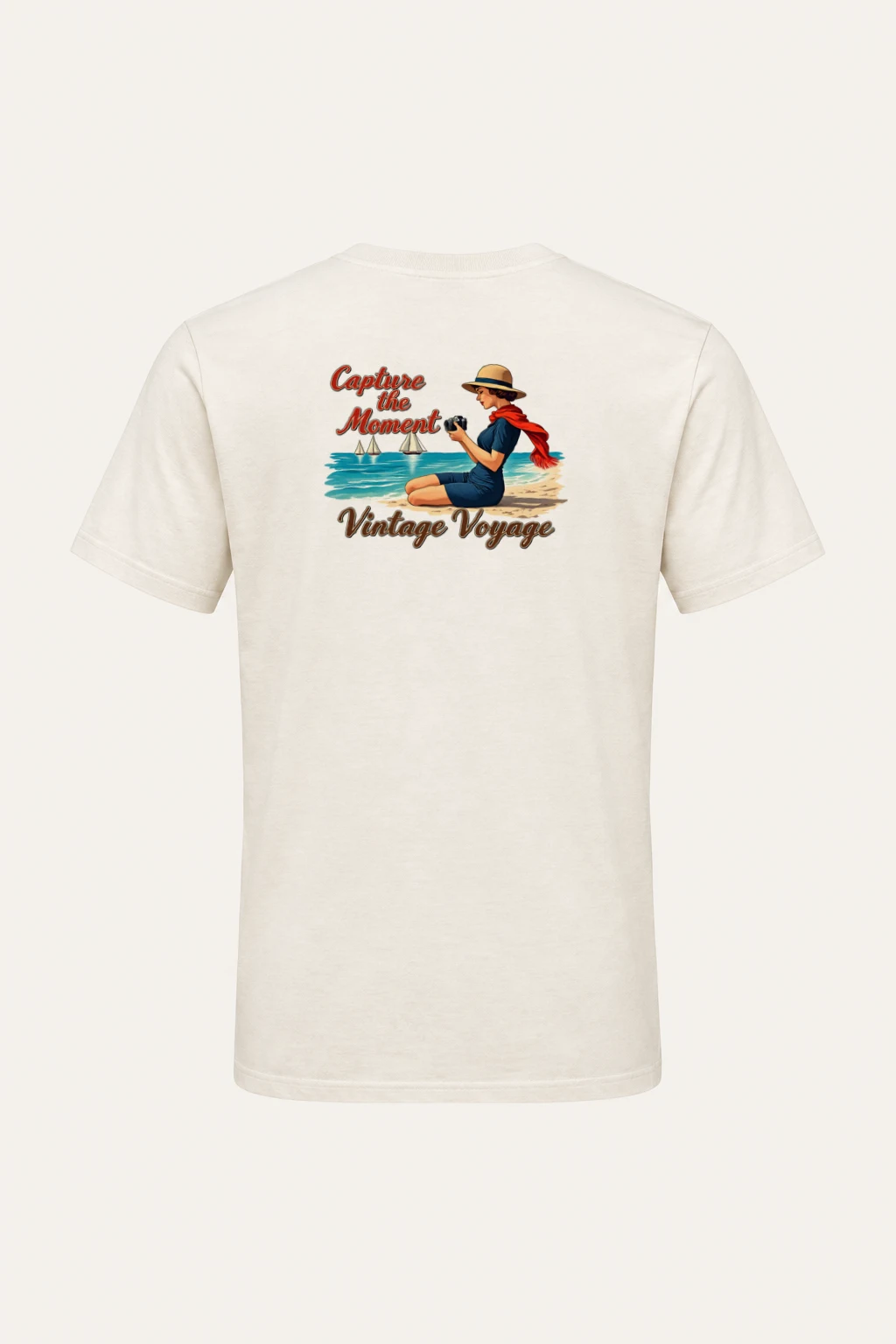 "Capture the Moment" Heavyweight Unisex Crewneck T-shirt | Gildan 5000