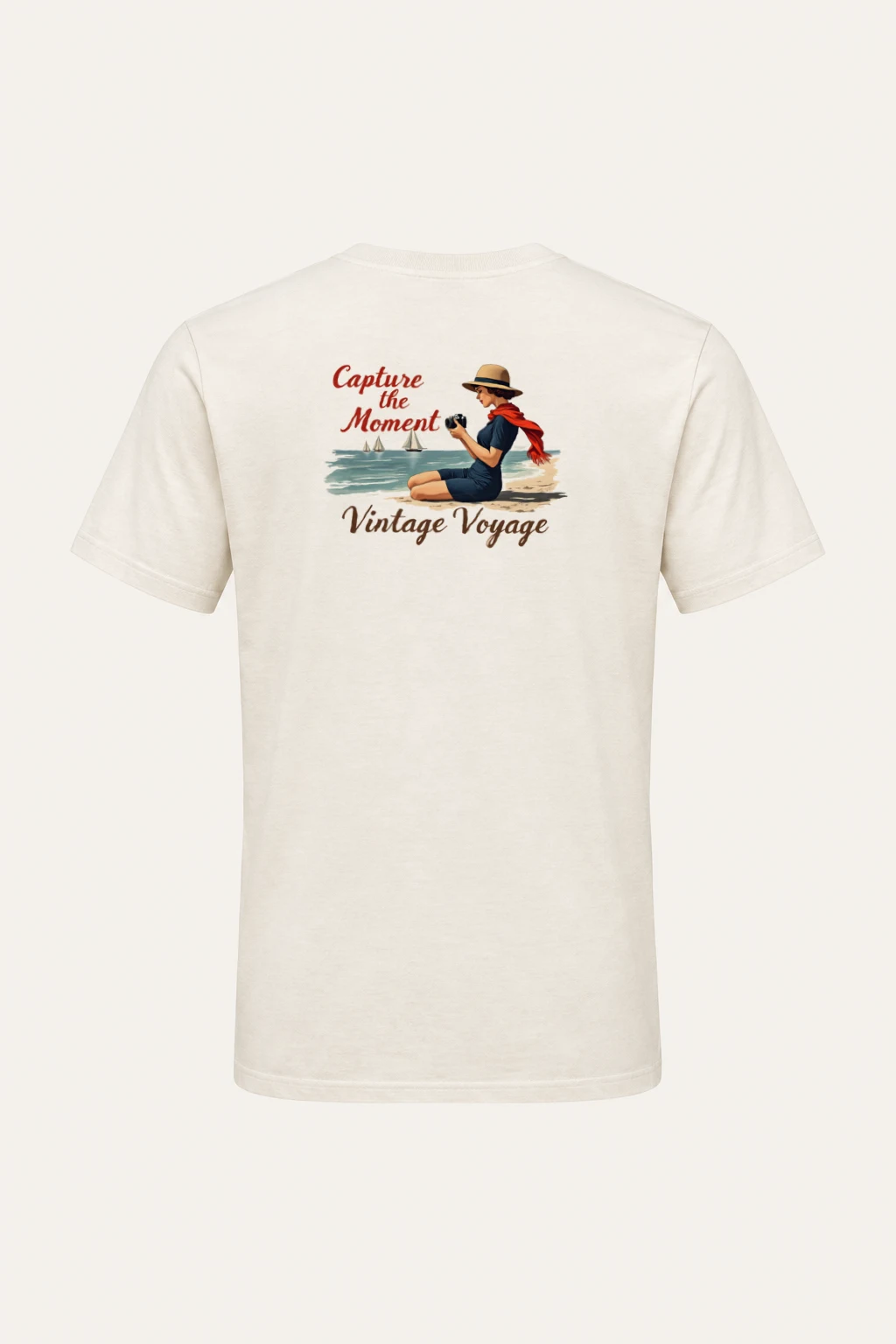"Capture The Moment" Heavyweight Unisex Crewneck T-shirt | Gildan 5000
